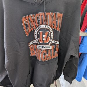 Cincinnati Bengals Black and Orange Hoodie